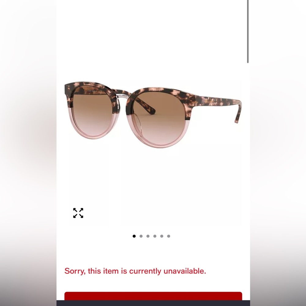 Tory Burch Tortoiseshell Sunglasses